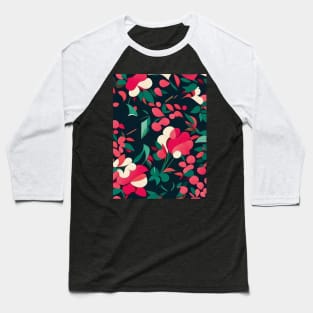 Cherry tree abstract artwork Baseball T-Shirt